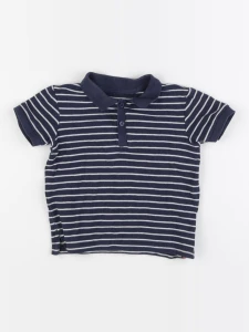 Vertbaudet - polo bleu - 4 ans