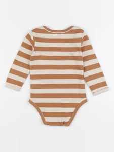 Vertbaudet - body marron - 12 mois