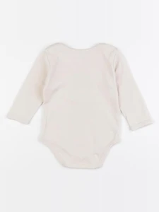 Vertbaudet - body beige - 12 mois
