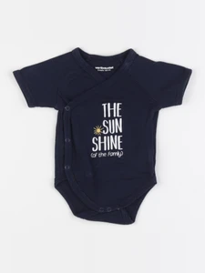 Vertbaudet - body bleu - 3 mois