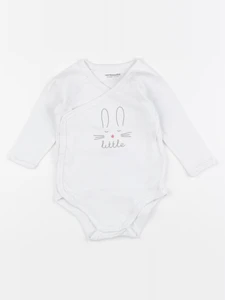 Vertbaudet - body blanc - 9 mois
