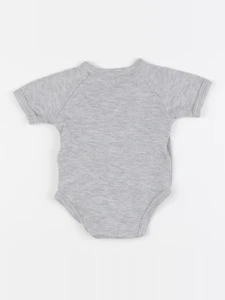 Vertbaudet - body gris - 1 mois