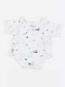 Vertbaudet - body blanc - 1 mois