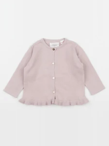 Zara - gilet rose - 3/6 mois