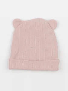 Zara - bonnet de naissance rose - 1/6 mois
