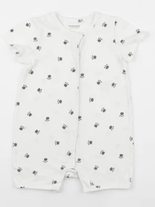 Vertbaudet - pyjama coton blanc - 18 mois