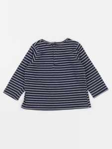 Vertbaudet - tee-shirt bleu - 12 mois