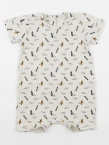 Vertbaudet - pyjama coton beige - 24 mois