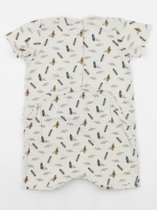 Vertbaudet - pyjama coton beige - 24 mois