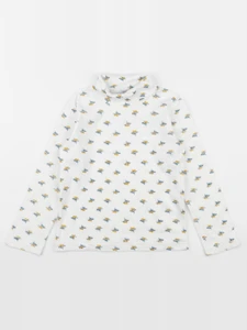 Petit Bateau - sous-pull blanc - 6 ans