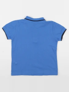 Vertbaudet - polo bleu - 6 ans