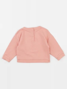 Vertbaudet - sweat rose - 24 mois