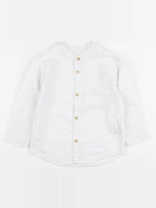 Zara - chemise blanc - 12/18 mois