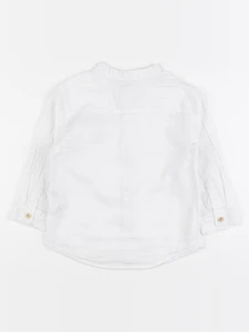 Zara - chemise blanc - 12/18 mois