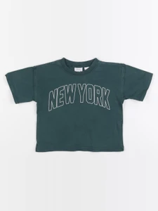 Zara - tee-shirt vert - 9/12 mois