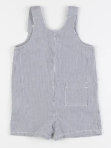 Boutchou - salopette bleu, blanc - 6 mois