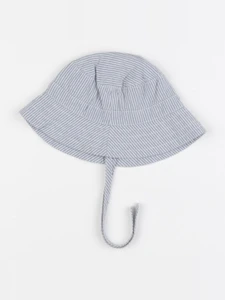 Cyrillus - chapeau blanc, bleu - 3/6 mois