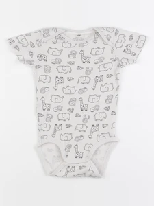 H&M - body blanc - 12/18 mois