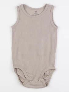 H&M - body marron - 12/18 mois
