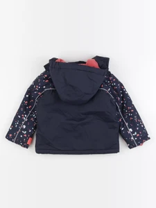 Vertbaudet - manteau de ski bleu, rose - 3 ans