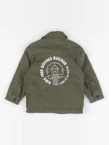 Vertbaudet - veste vert - 2 ans