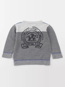 Timberland - pull imprimé au dos gris - 18 mois