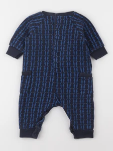 Petit Bateau - combinaison bleu - 6 mois