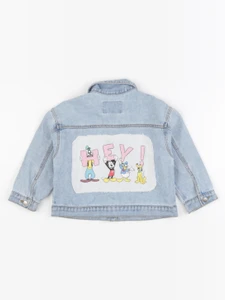 Zara - veste imprimé au dos bleu - 18/24 mois