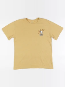 Vertbaudet - tee-shirt imprimé au dos marron - 14 ans