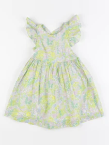 Jacadi - robe liberty jaune - 36 mois