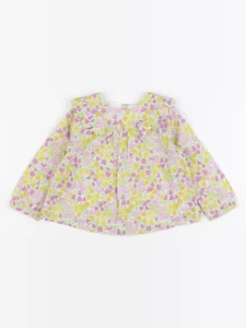 Jacadi - blouse liberty jaune - 18 mois