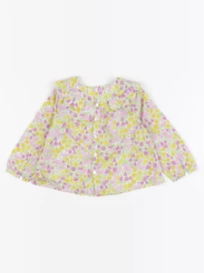 Jacadi - blouse liberty jaune - 18 mois