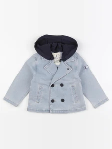 IKKS - veste imprimé au dos bleu - 2 ans