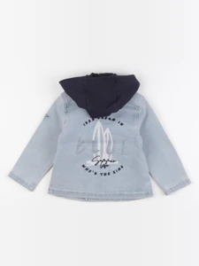 IKKS - veste imprimé au dos bleu - 2 ans