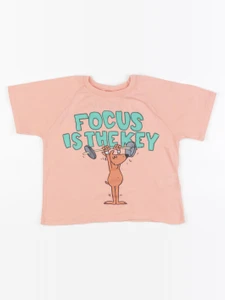 Zara - tee-shirt rose - 4 ans