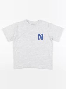 Zara - tee-shirt imprimé au dos gris - 6/7 ans