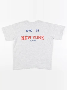 Zara - tee-shirt imprimé au dos gris - 6/7 ans