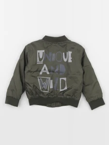 Vertbaudet - veste imprimé au dos vert - 3 ans
