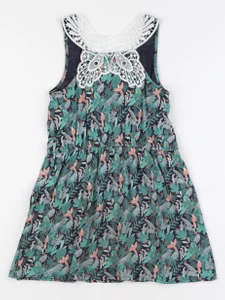 Vertbaudet - robe vert - 6 ans