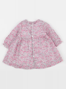 Jacadi - robe liberty rose - 6 mois