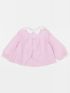 Jacadi - blouse blanc, rose - 36 mois