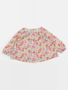 Jacadi - blouse liberty multicolore - 6 mois