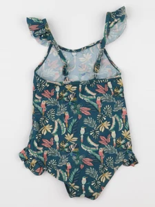 Vertbaudet - maillot de bain vert - 4 ans