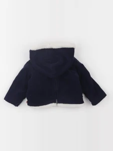 Cadet Rousselle - burnou bleu - 6 mois