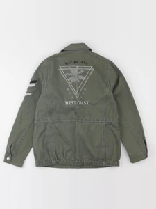 IKKS - veste imprimé au dos vert - 10 ans