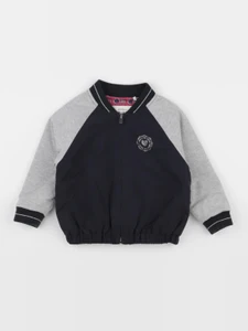 IKKS - veste bleu, gris - 2 ans