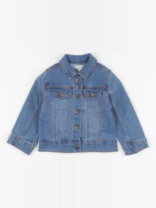 Vertbaudet - veste imprimé au dos bleu - 18 mois