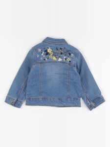 Vertbaudet - veste imprimé au dos bleu - 18 mois