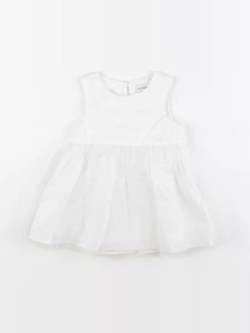 Vertbaudet - robe blanc - 6 mois