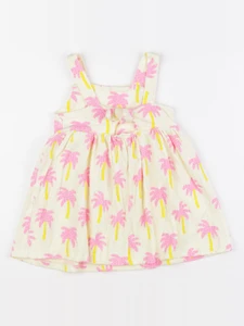 Zara - robe jaune, rose - 18/24 mois